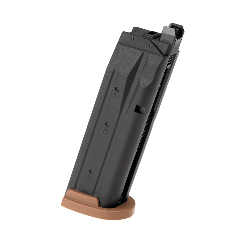 CARGADOR PISTOLA SIG SAUER P320 M17 GAS 21RDS TAN