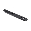 RAIL METAL 11 HUECOS M-LOK/KEYMOD ALUMINIO NEGRO