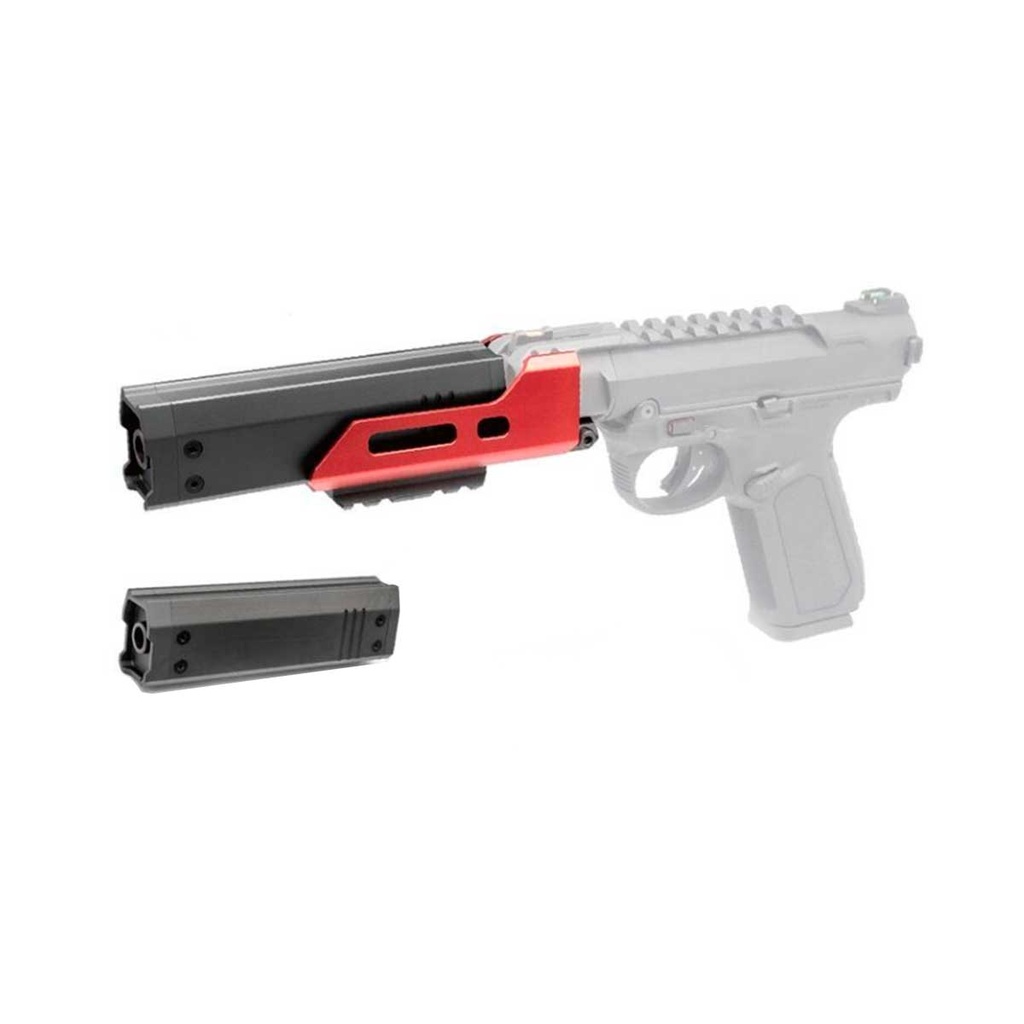 EXTENSION DE CAÑON 130 MM ACTION ARMY AAP01/AAP01C NEGRO
