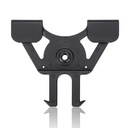 ADAPTADOR PISTOLA RIGIDO MOLLE AMOMAX TRIANGULO NEGRO