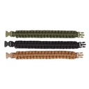 PULSERA PARACORD IMMORTAL 1.9CM NEGRA