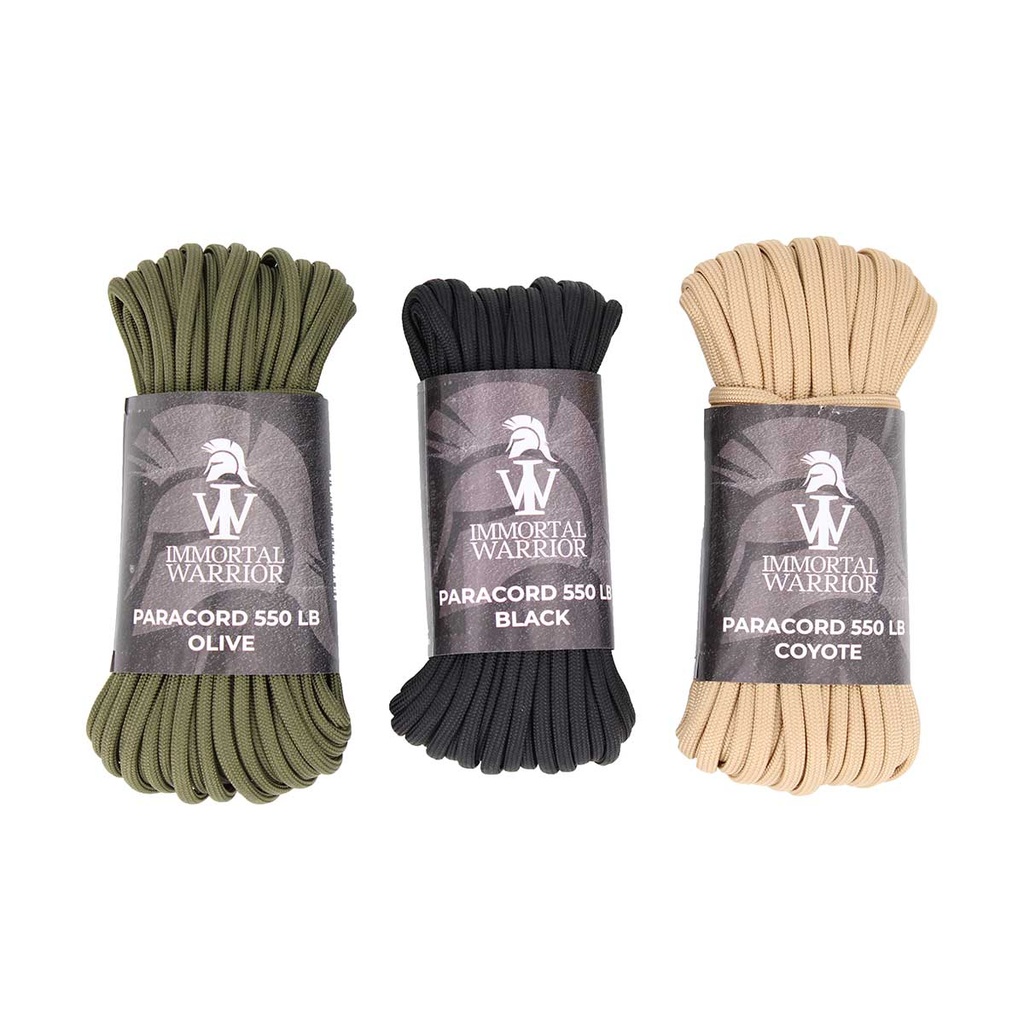 CORDINO IMMORTAL PARACORD 4MM X 15M 550LB COYOTE