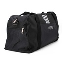BOLSA MANO SPORTS 4 RAYAS BLANCAS NEGRA