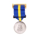 MEDALLA UCRANIA  AZUL AMARILLA