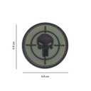 PARCHE IMMORTAL PVC 3D DIANA PUNISHER VERDE