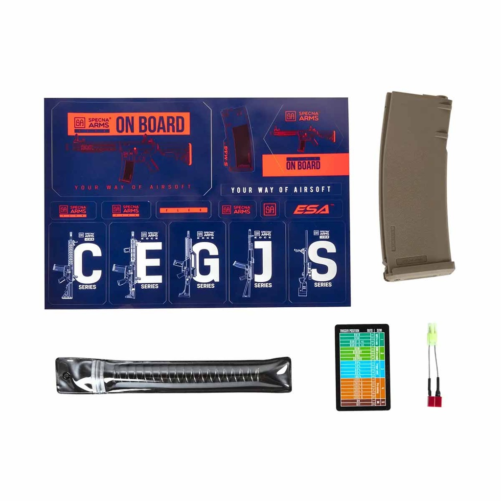 FUSIL SPECNA ARMS SA-F08 ETU NEGRO-TAN