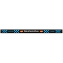 PULSERA IMMORTAL PVC POLICIA LOCAL NEGRA