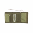 CARTERA IMMORTAL NYLON C/CADENA VERDE