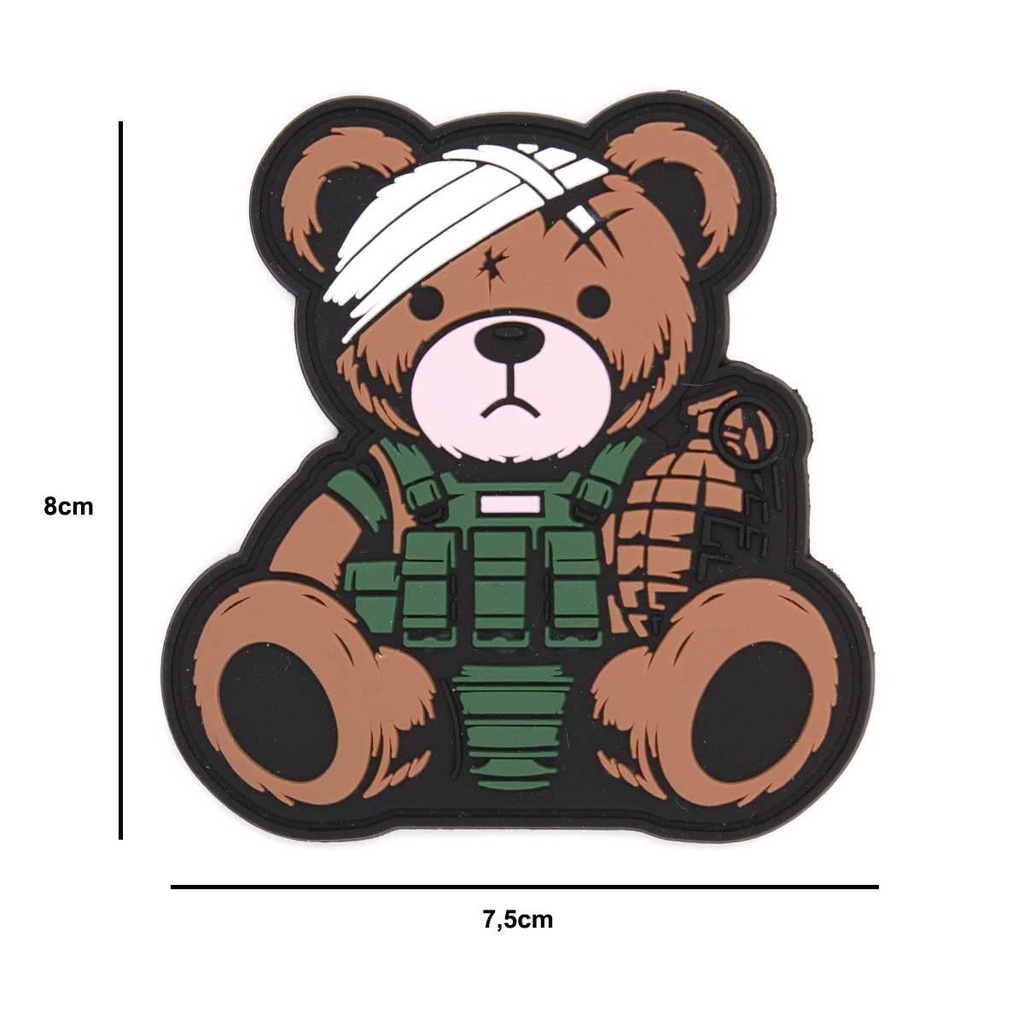 PARCHE IMMORTAL PVC 3D TEDDY AUCH COYOTE