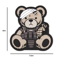 PARCHE IMMORTAL PVC 3D TEDDY AUCH GRIS