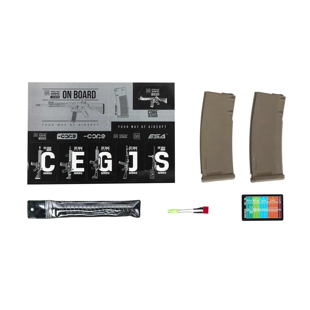 FUSIL SPECNA ARMS SA-C08 CORE G2 HAL ETU TAN-NEGRO