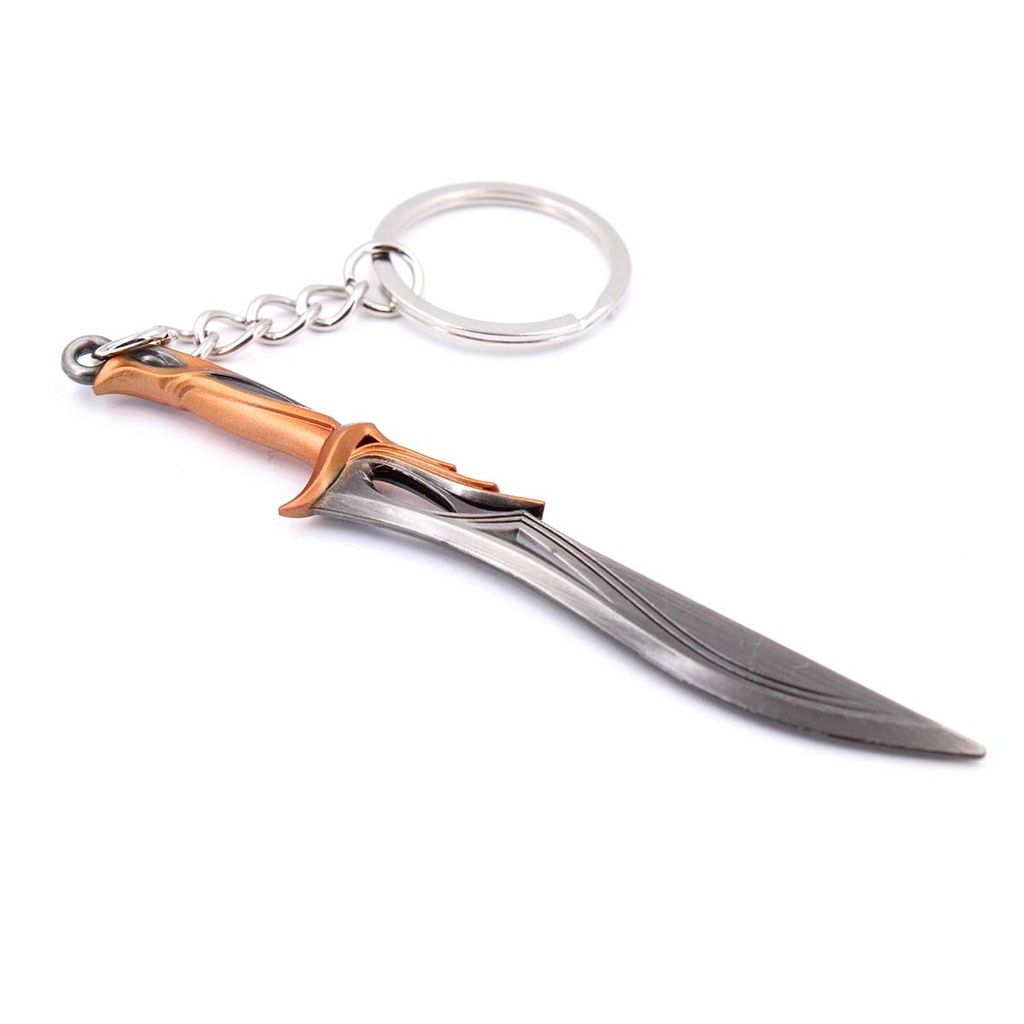 LLAVERO ESPADA 1241 VLT 9 CM GRIS-NARANJA