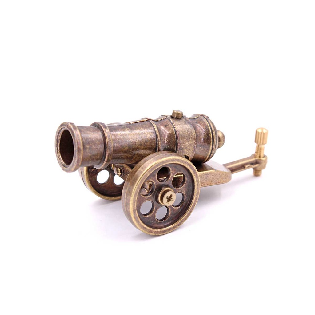 CAÑON MINIATURA 8,5 CM DORADO