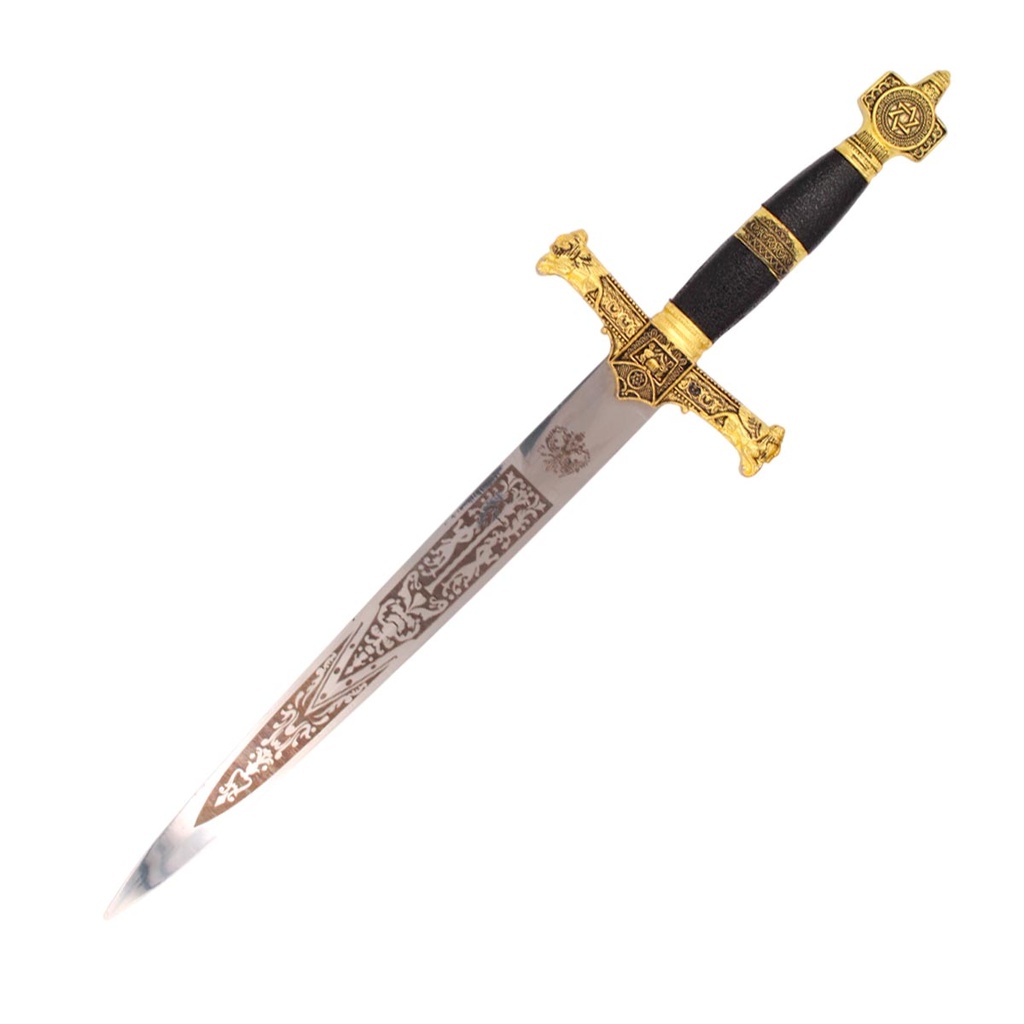DAGA BH 7031 TEMPLAR 40CM ACERO NEGRA-DORADA