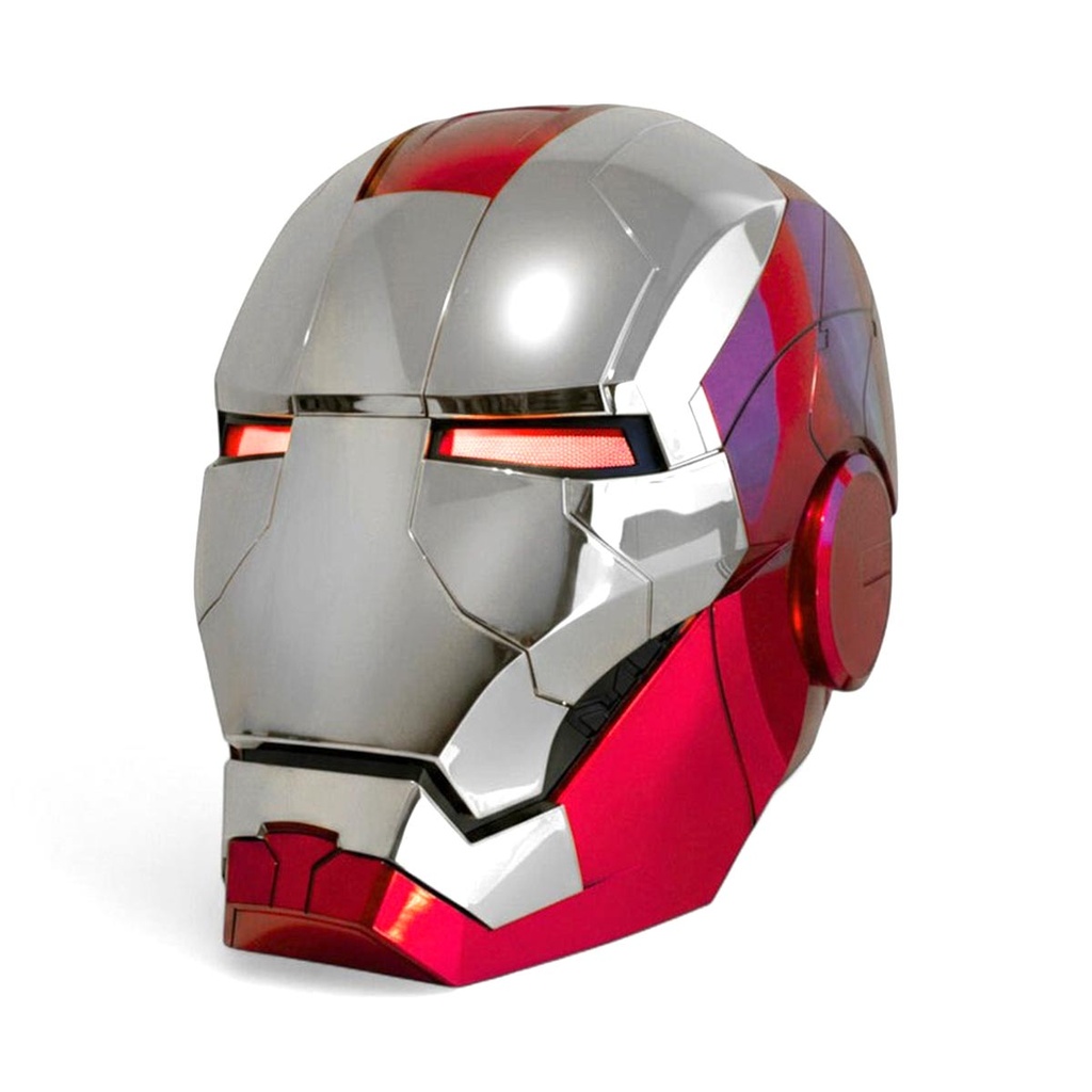 CASCO 126 IRM ROJO-PLATA