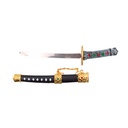 KATANA BH MINI 1411 ORN 20CM NEGRA/DORADA