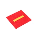 PARCHE IMMORTAL CHANDAL GIMNASIA CABO 1º TIERRA ROJO