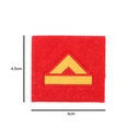 PARCHE IMMORTAL CHANDAL GIMNASIA CABO MAYOR TIERRA ROJO