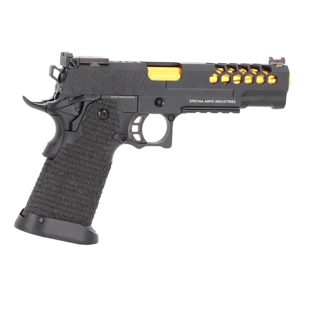 PISTOLA SPECNA ARMS SA-VGP15 VAPOR NEGRA-DORADA
