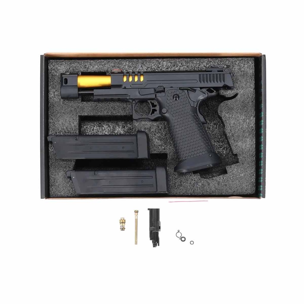 PISTOLA SPECNA ARMS SA-VGP23 VAPOR NEGRA-DORADA