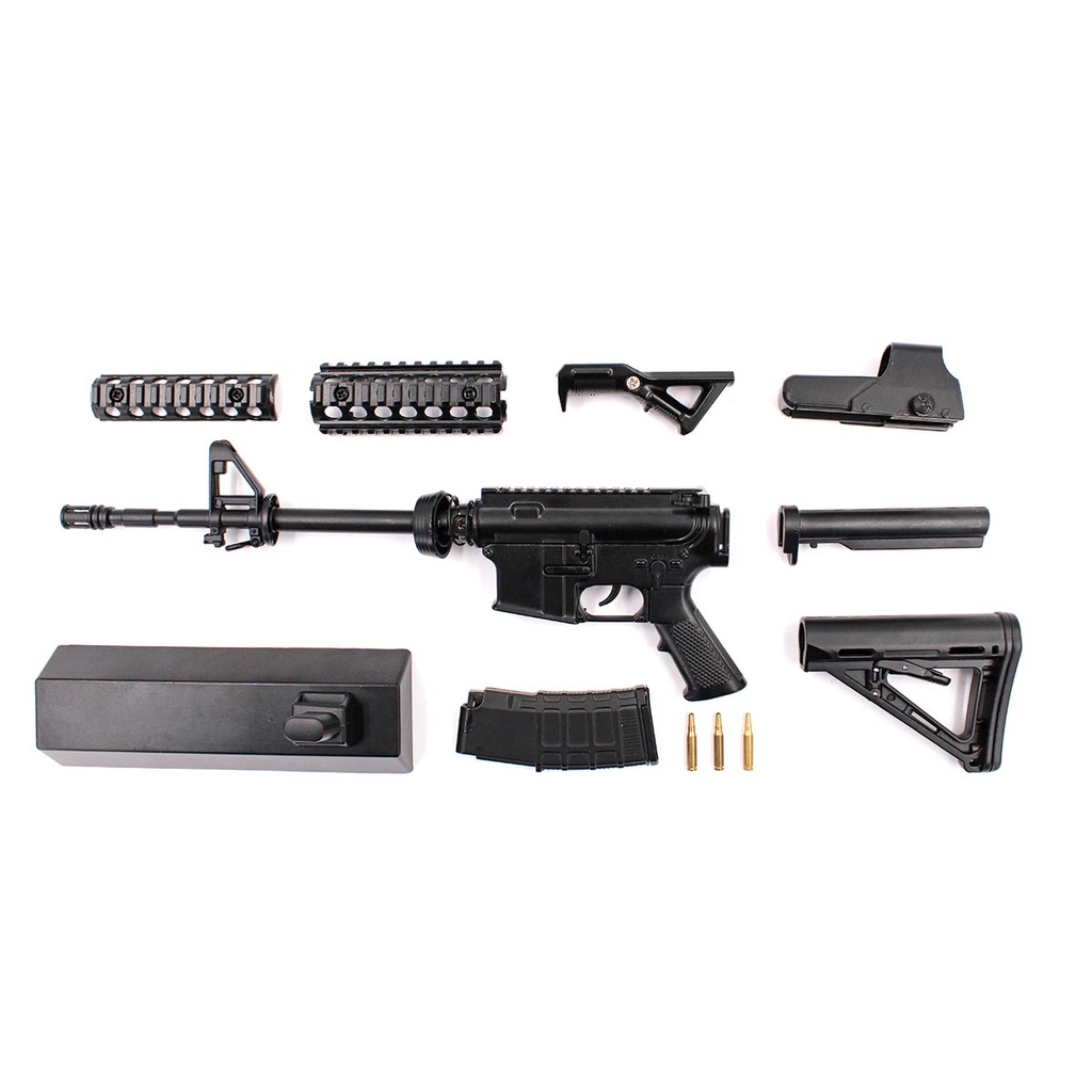 FUSIL BH M4 ESCALA 1:3 28CM NEGRO
