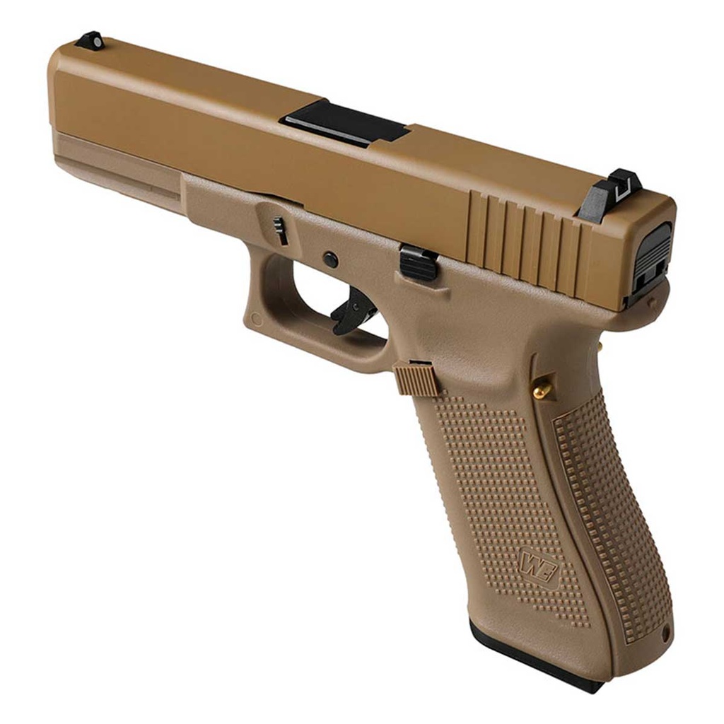 PISTOLA WE G17 V5 4.5MM FULL METAL TAN