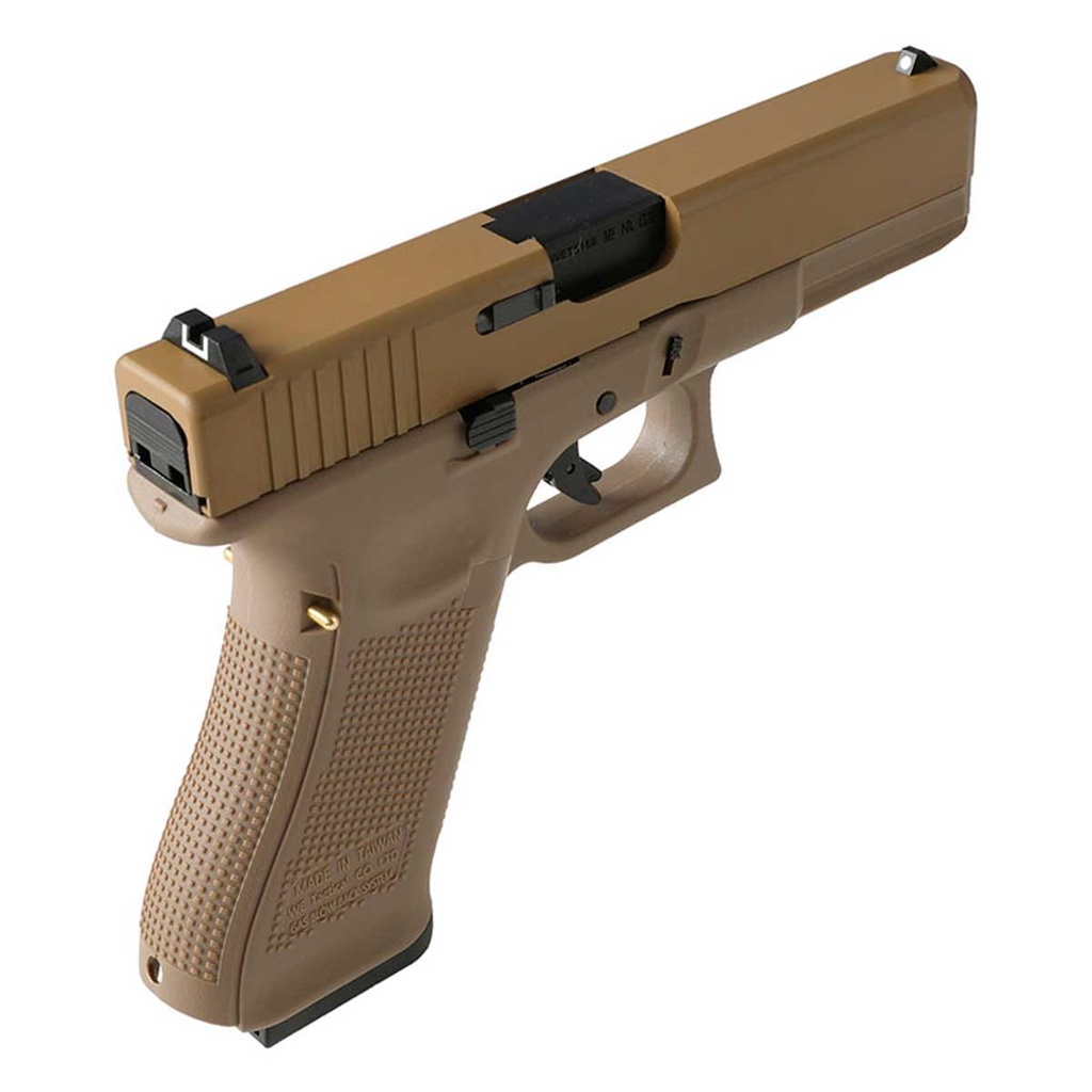 PISTOLA WE G17 V5 4.5MM FULL METAL TAN