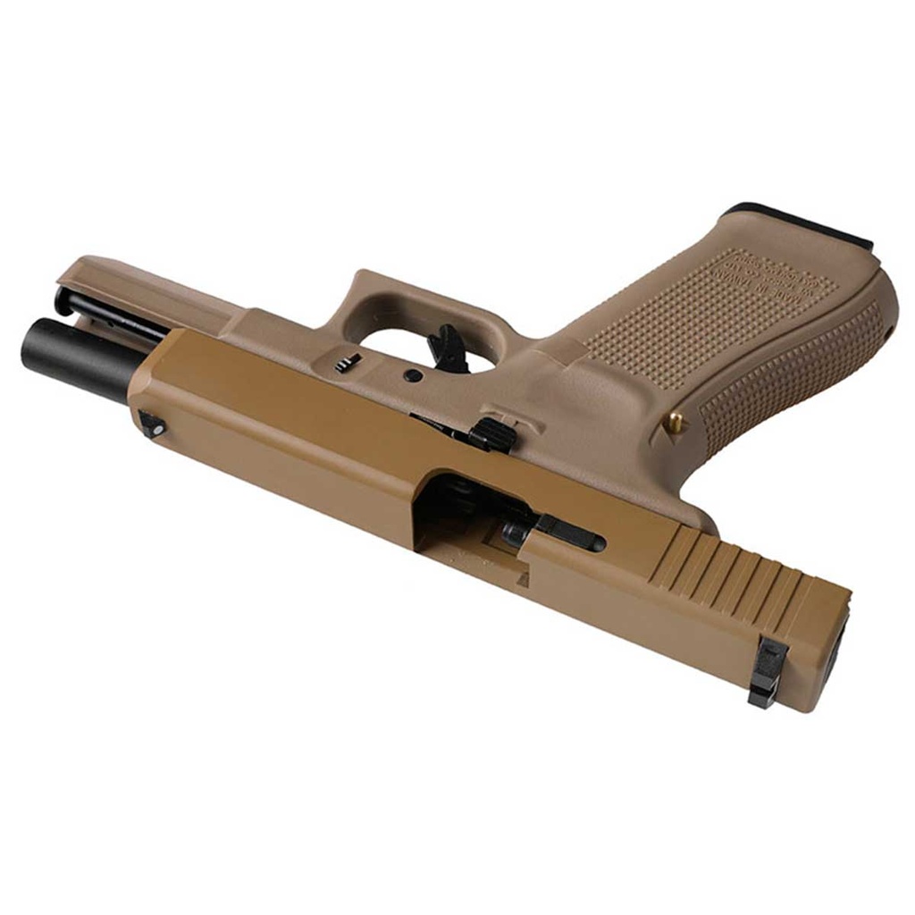 PISTOLA WE G17 V5 4.5MM FULL METAL TAN