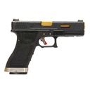 PISTOLA WE G17 CUSTOM 4.5MM FULL METAL NEGRA