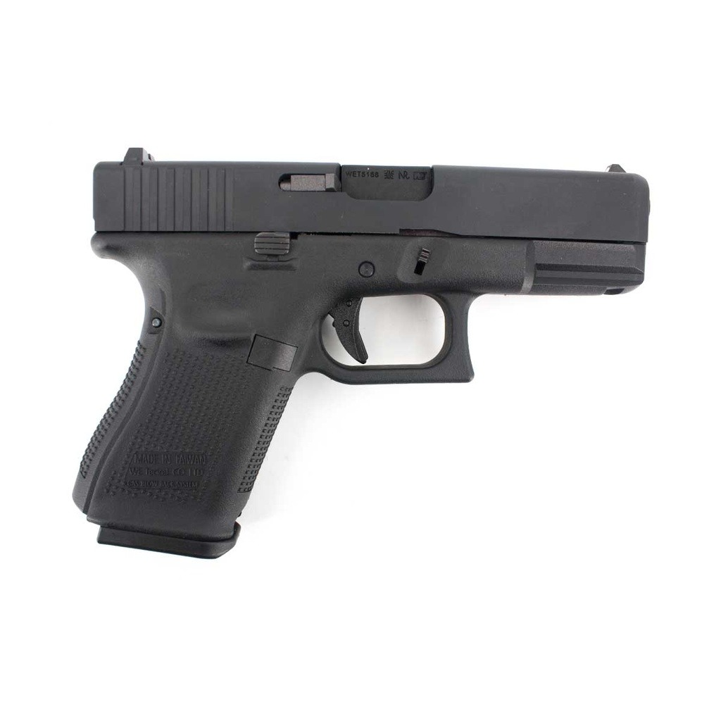 PISTOLA WE G19X V5 4.5MM FULL METAL NEGRA