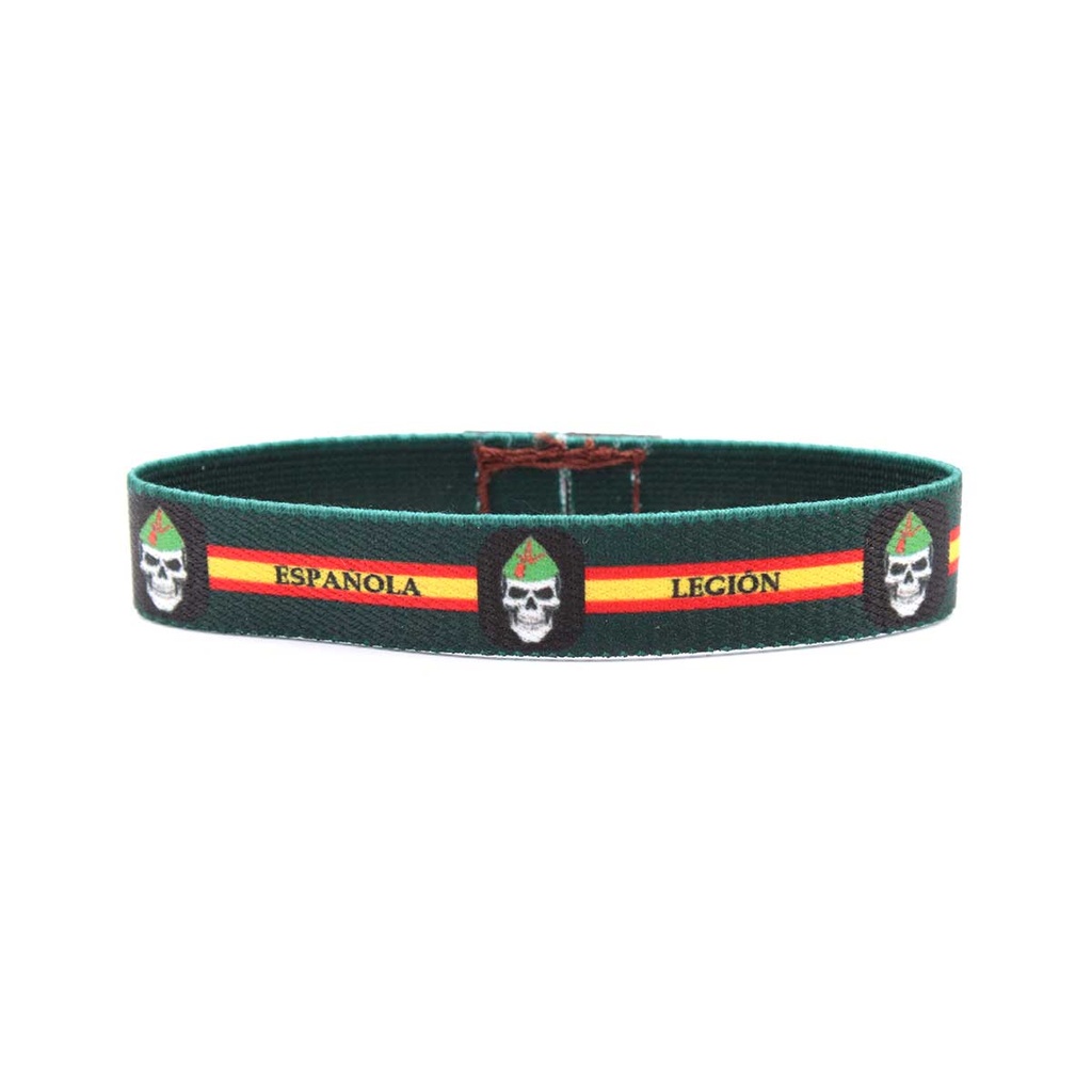 PULSERA IMMORTAL ELASTICA LEGION VERDE