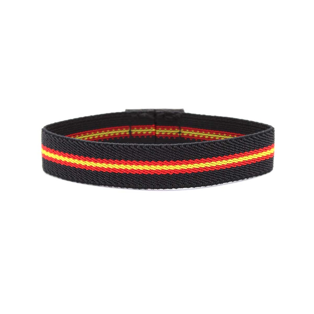 PULSERA IMMORTAL ELASTICA GEO NEGRA