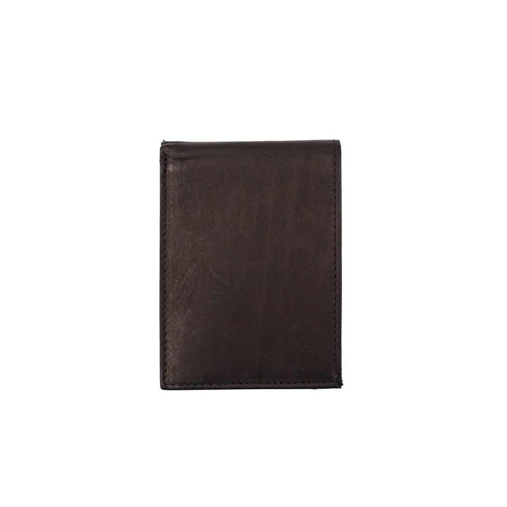 CARTERA PIEL BILLETERO PEQUEÑA NEGRA