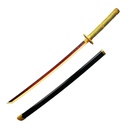 KATANA BH MADERA LED HUMO 3122 DMSY 103CM NEGRA-DORADA