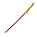 KATANA BH MADERA LED HUMO 3122 DMSY 103CM NEGRA-DORADA