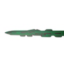 ESPADA BH 6075 ZLD 100CM ACERO AZUL-VERDE