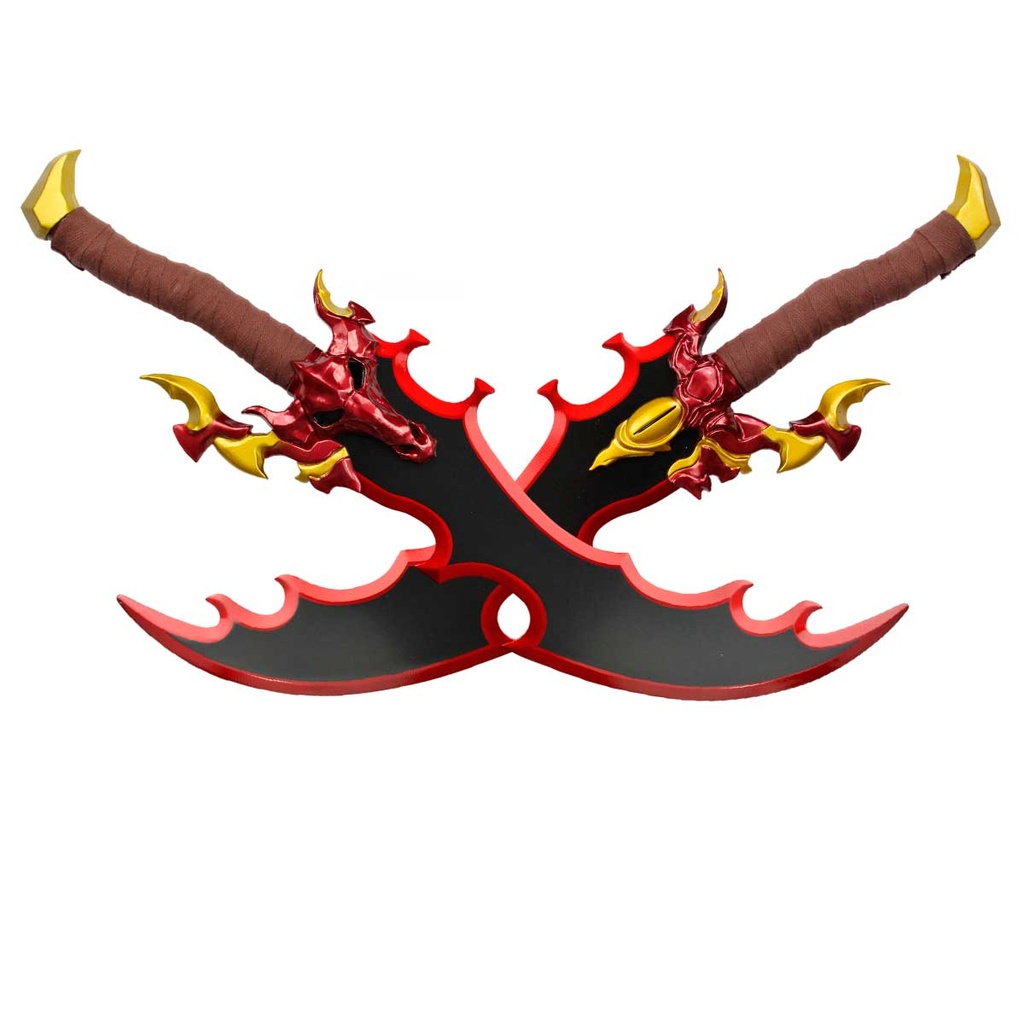 ESPADA BH 6069 SLV 62CM ACERO NEGRA-ROJA