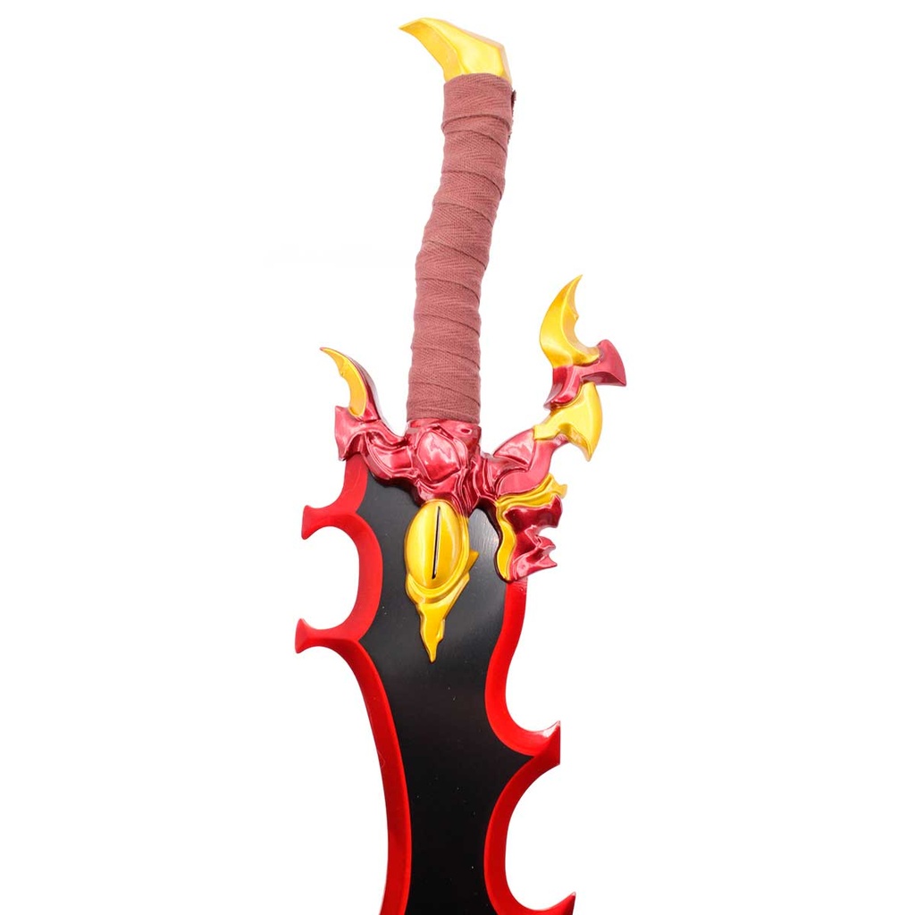 ESPADA BH 6068 SLV 62CM ACERO NEGRA-ROJA