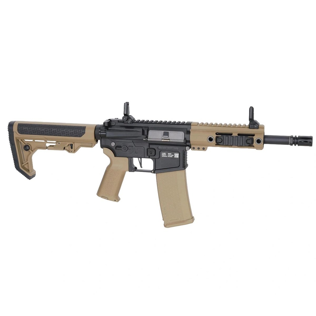 FUSIL SPECNA ARMS SA-F04-RL FLEX GEN.2 HAL ETU BRUSHLESS LIGHT OPS STOCK NEGRO-TAN