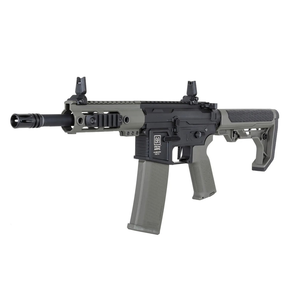 FUSIL SPECNA ARMS SA-F04-RL FLEX GEN.2 HAL ETU BRUSHLESS LIGHT OPS STOCK NEGRO-VERDE