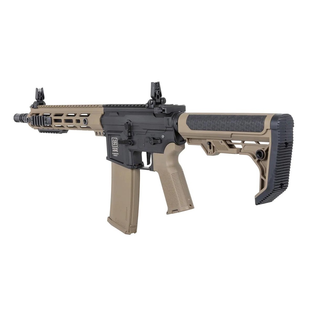 FUSIL SPECNA ARMS SA-F05-RL FLEX GEN.2 HAL ETU BRUSHLESS LIGHT OPS STOCK NEGRO-TAN