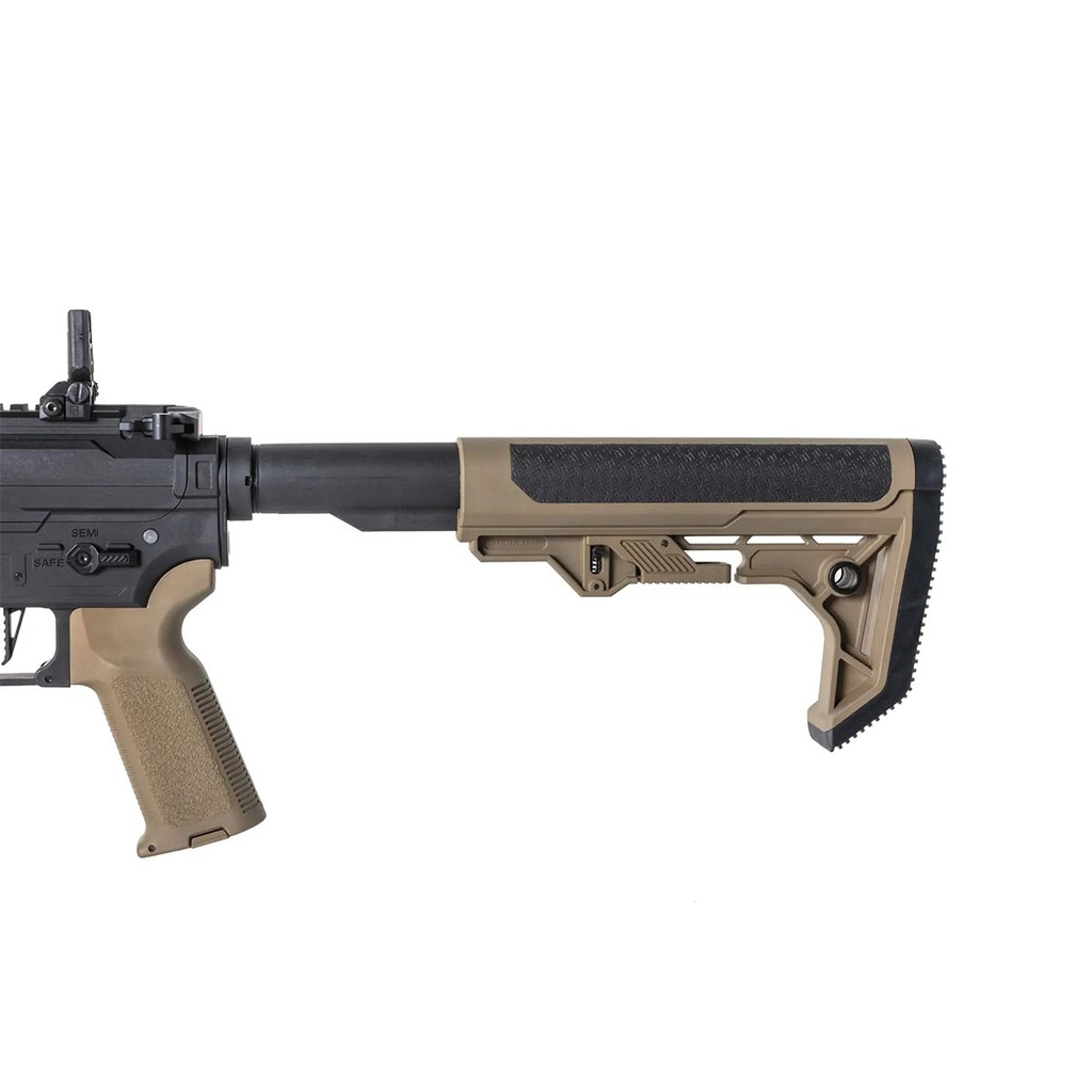FUSIL SPECNA ARMS SA-F05-RL FLEX GEN.2 HAL ETU BRUSHLESS LIGHT OPS STOCK NEGRO-TAN