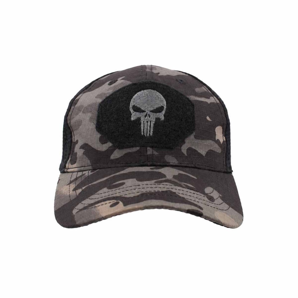 GORRA IMMORTAL PUNISHER VELCRO MULTICAM BLACK