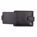 CARTERA PIEL ZH TARJETERO EXTRAIBLE NEGRA