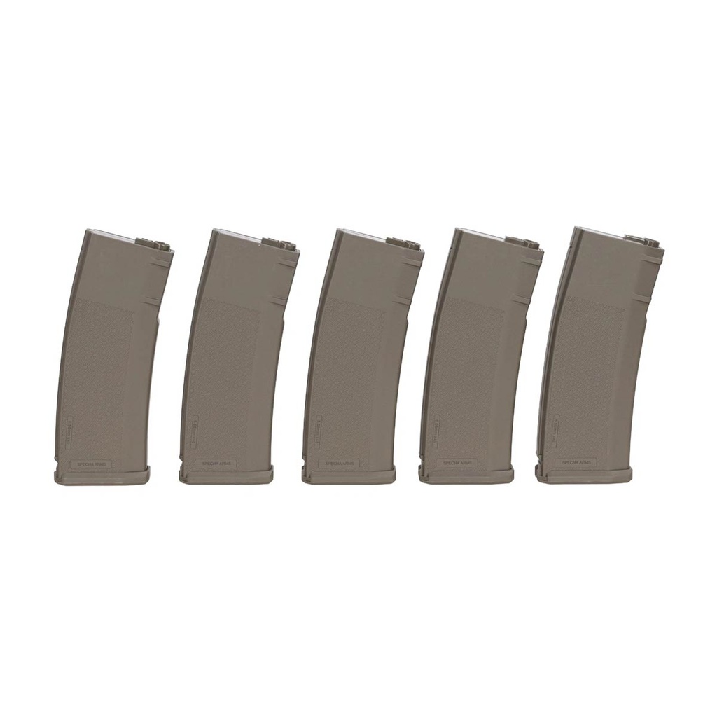 CARGADOR FUSIL SPECNA ARMS M4 5PCS 125RDS VERDE
