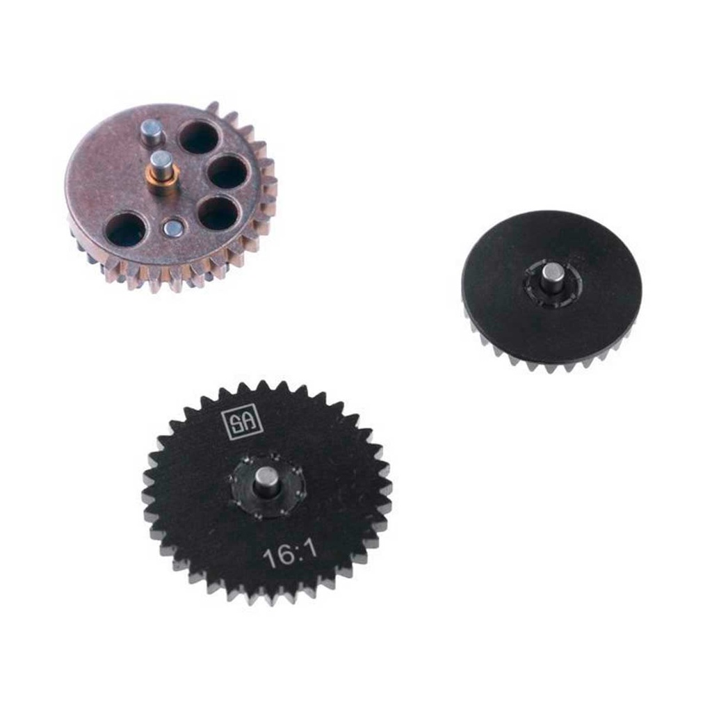 ENGRANAJES HIGH SPEED SPECNA ARMS 16:1 ACERO CNC NEGRO