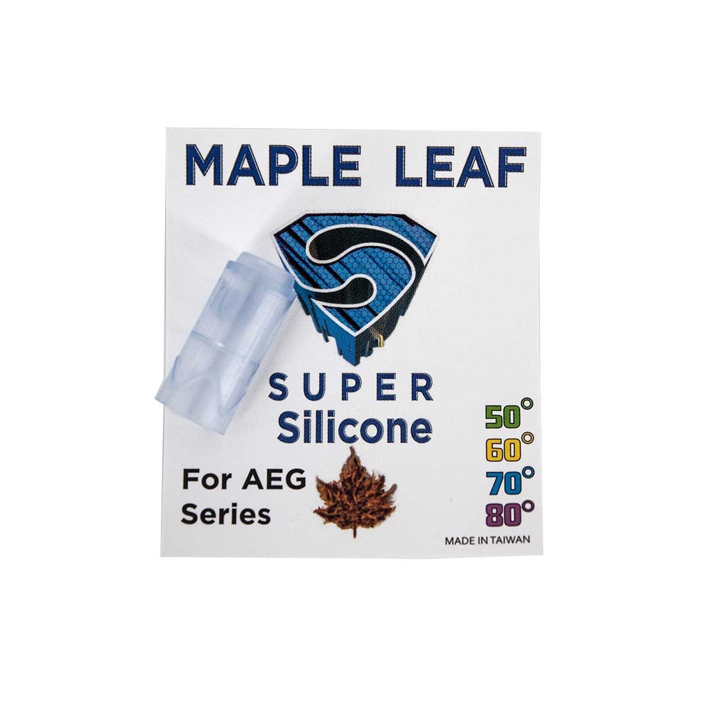 GOMA HOP-UP MAPLE LEAF SUPER MACARON SILICONA 70º AEG AZUL