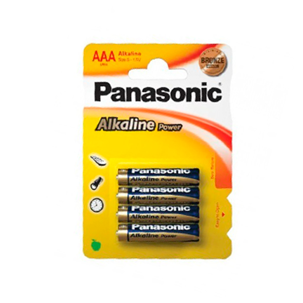 PILA ALCALINA PANASONIC SUPER PEQUEÑA AAA LR03