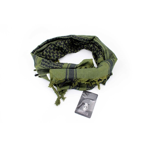 [IW16514-ODBK] PAÑUELO PALESTINO IMMORTAL 115X110CM VERDE-NEGRO