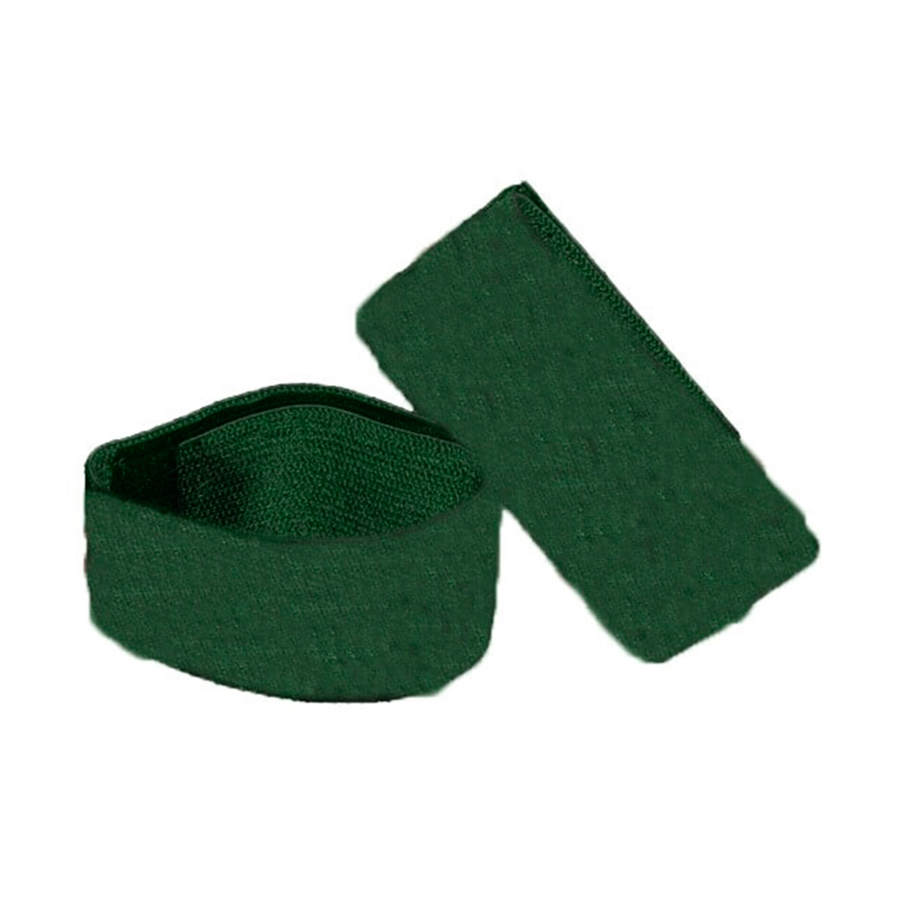 GOMA PIERNA CON VELCRO PAR ANCHA VERDE
